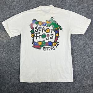Señor Frog's Mazatlán Mexico T-Shirt Large White Colorful Graphic Souvenir